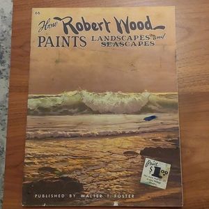Vintage Lanscape Painting Book by Robert Wood
